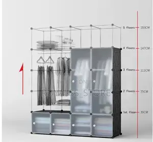 4 Compartments Luxury Detachable Plastic Storage Organizer