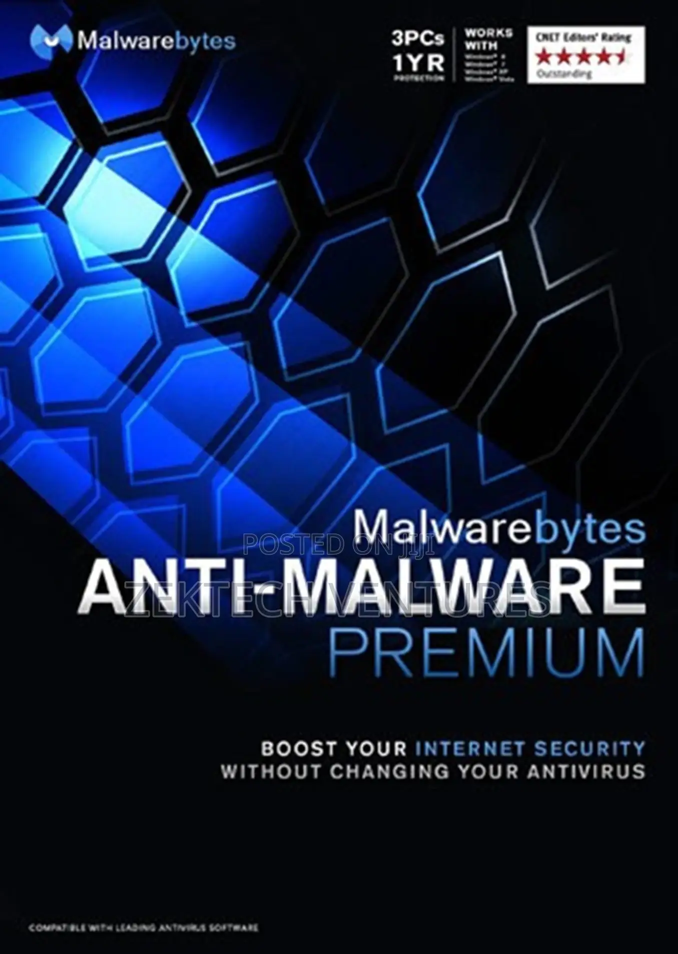 Malwarebytes Anti-Malware Premium 1/3/5 Device 1 Year