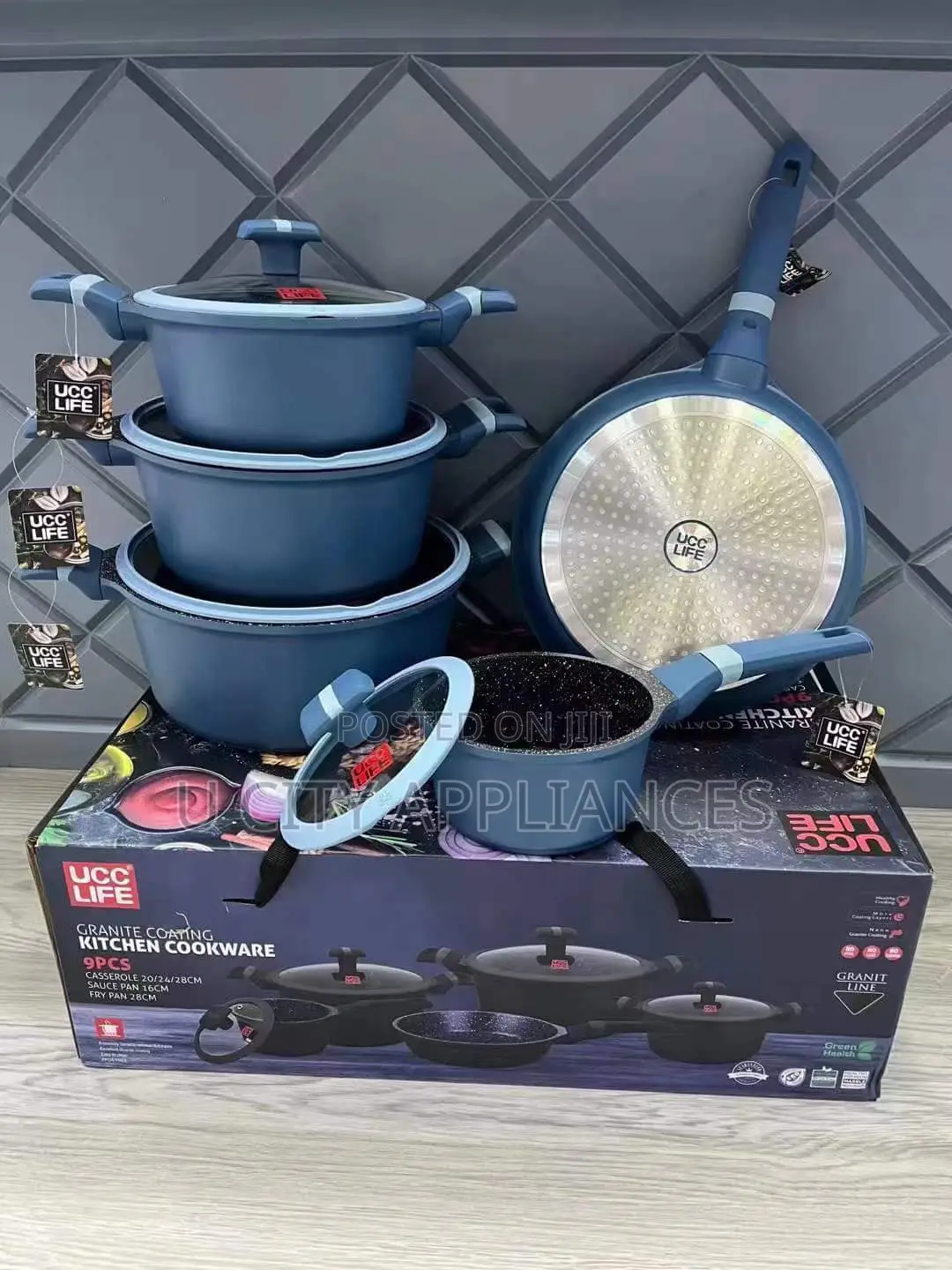 14 PCS Granite Series Cookware