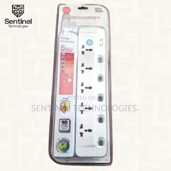 Ellington 5 Way Sockets Surge Protector Extension Box in Ikeja