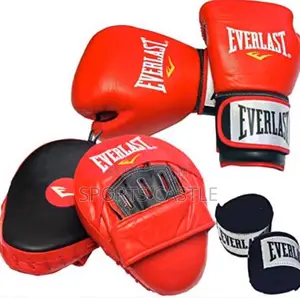 Boxing Glove With Pad and Wrist Wrap
