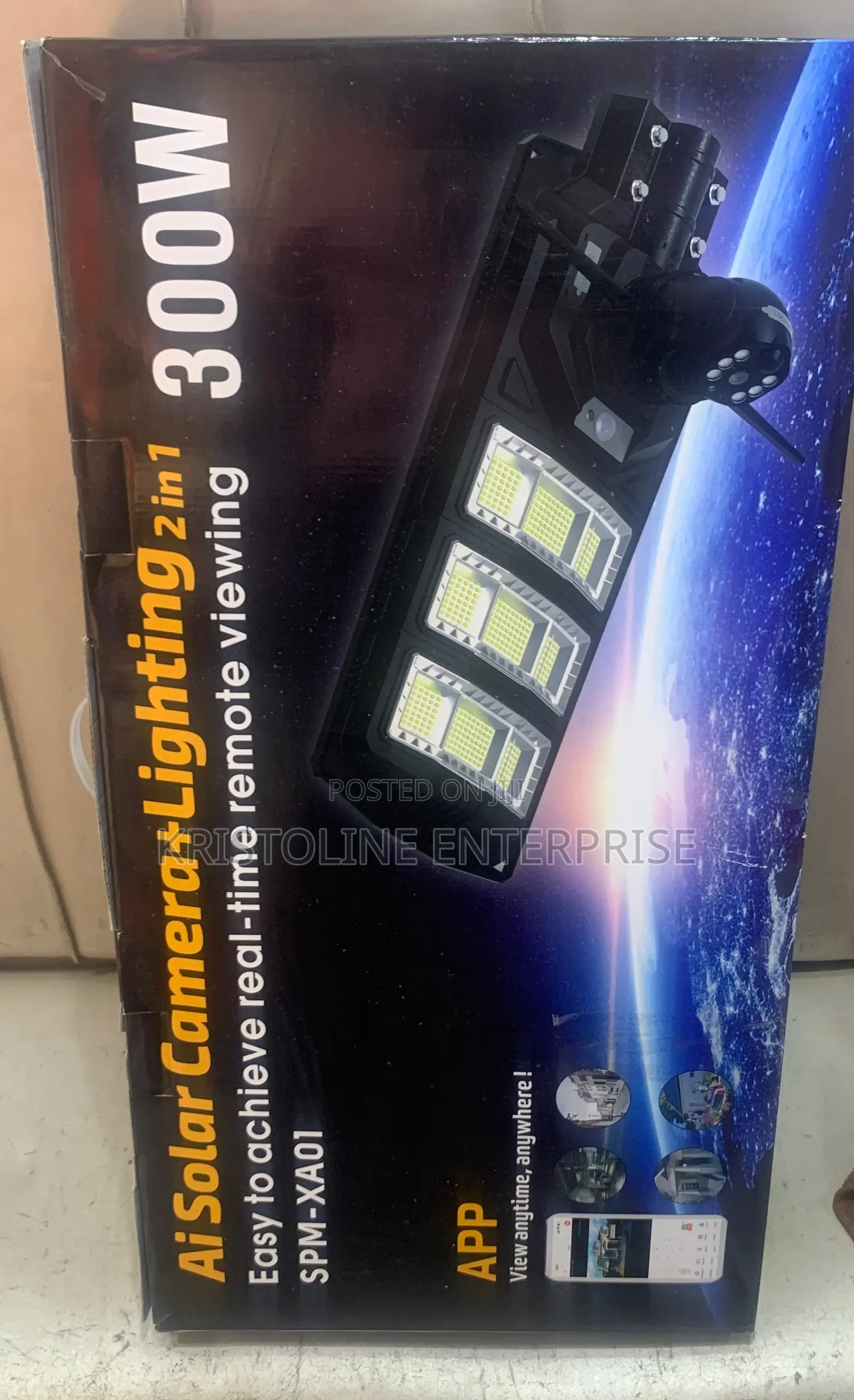 V380 Pro 4g Ai Solar Camera + Lighting 2 in 1