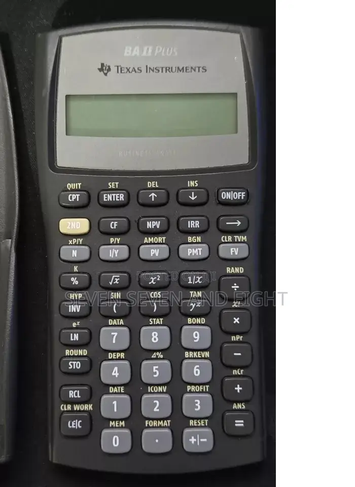 Like New Texas Instruments Ba Ii Plus for Cfa - Fully Functional
