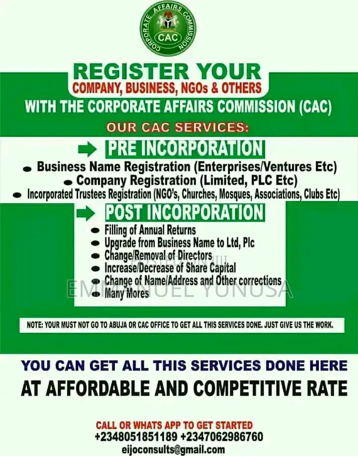 Cac Service Available At Affordable Rate