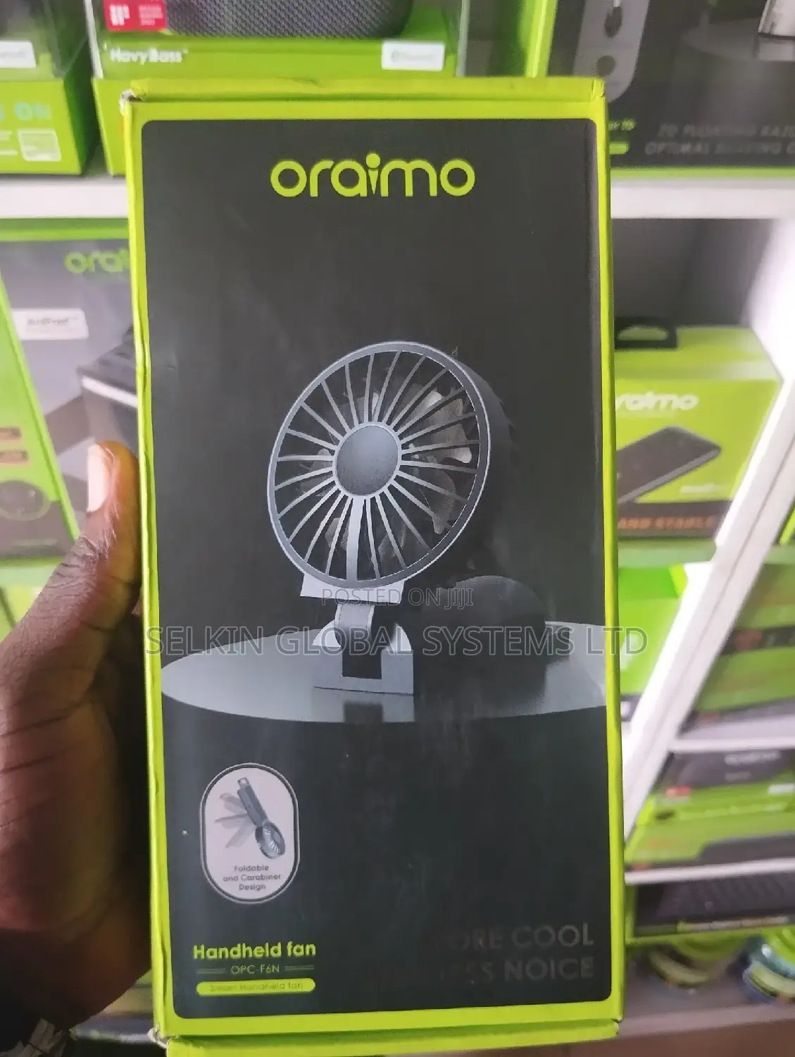 Oraimo Smart Handheld Fan Foldable Handheld Fan