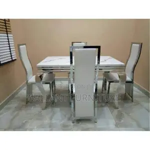 Qaulity Luxury Marble Dining Table by 4 Seaters