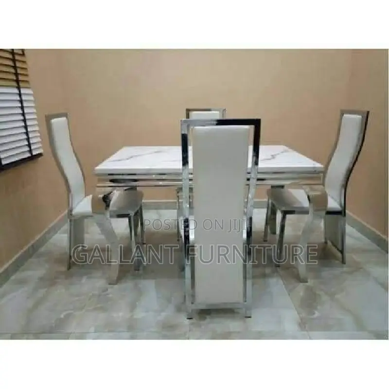 Qaulity Luxury Marble Dining Table by 4 Seaters