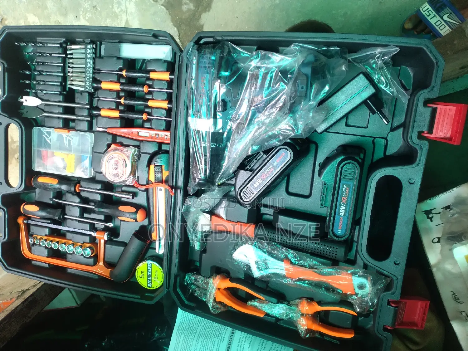 Complete Set of Tools Box With Machine