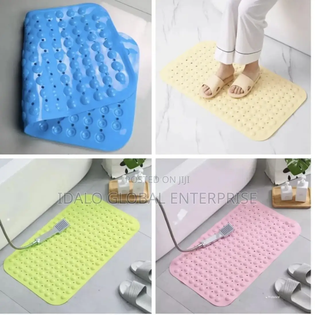Anti-Skid Bathroom/Bathtub Mat With Massage Function