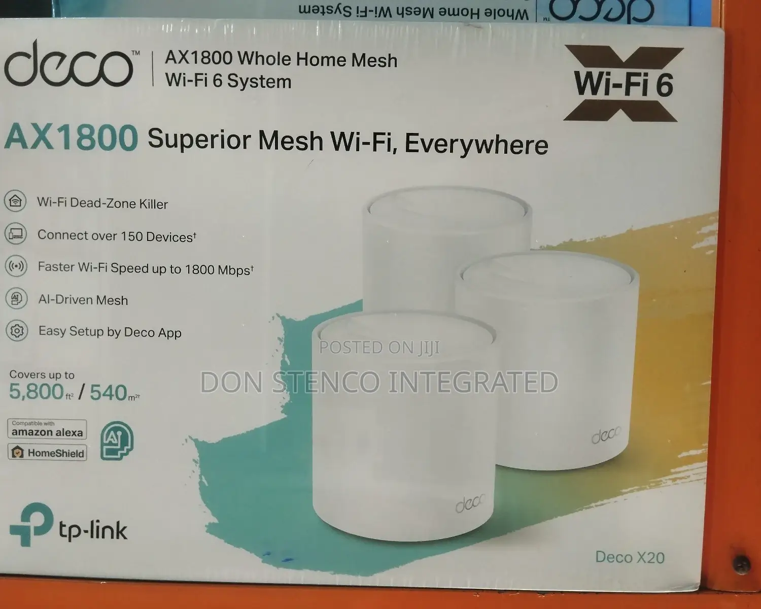 TP-Link Deco Ax1800 Whole Home Mesh Wi-Fi 6 System