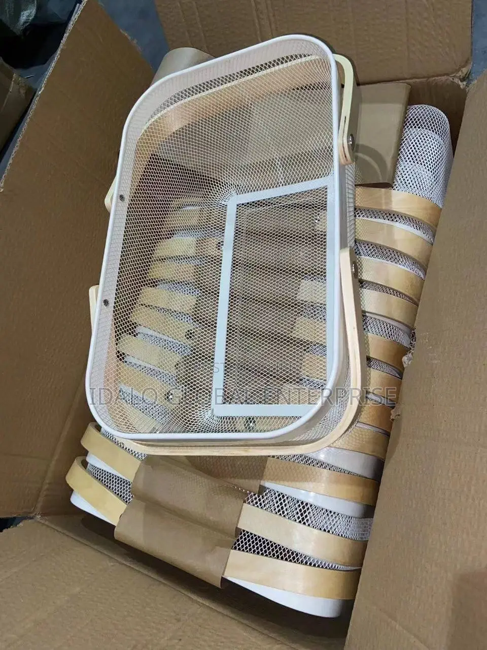 Mesh Storage Basket With Two Handles