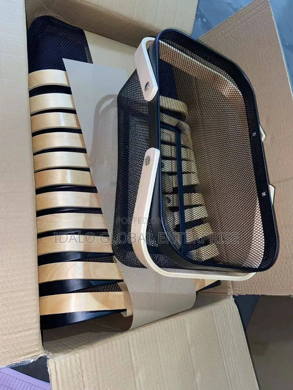 Mesh Storage Basket With Two Handles