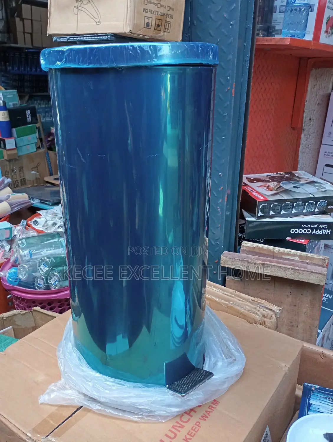 30 Liters Stainless Pedal Bin