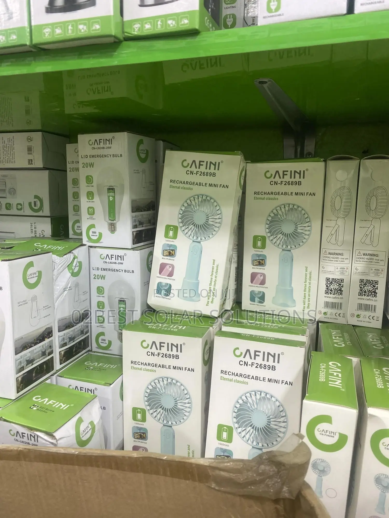 Strong Rechargeable Mini Fan