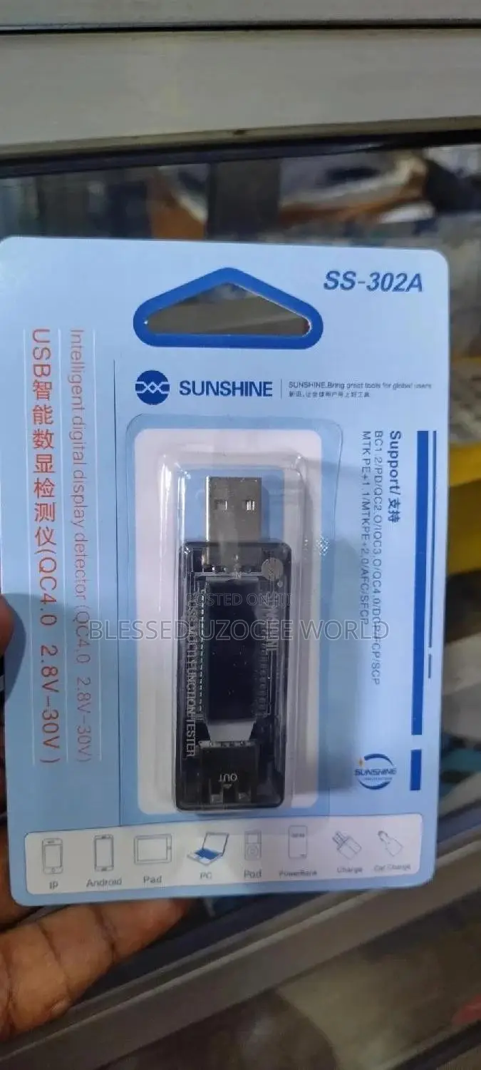 Sunshine Ss-302a Usb Intelligent Digital Display Detector