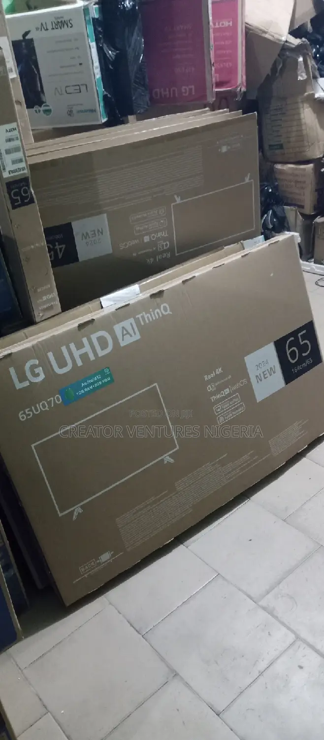 LG 65"Smart Android LED Tv, NETFLIX,PLAYSTORE,BLUETOOTH,2024