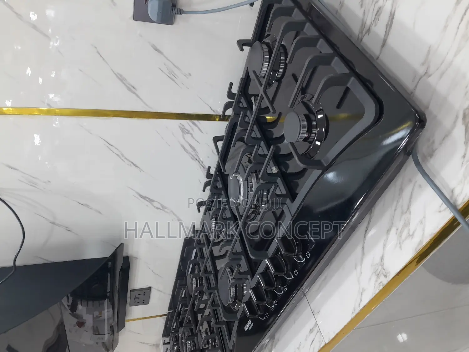 5 Burners Inbuilt Gas Cooker Top