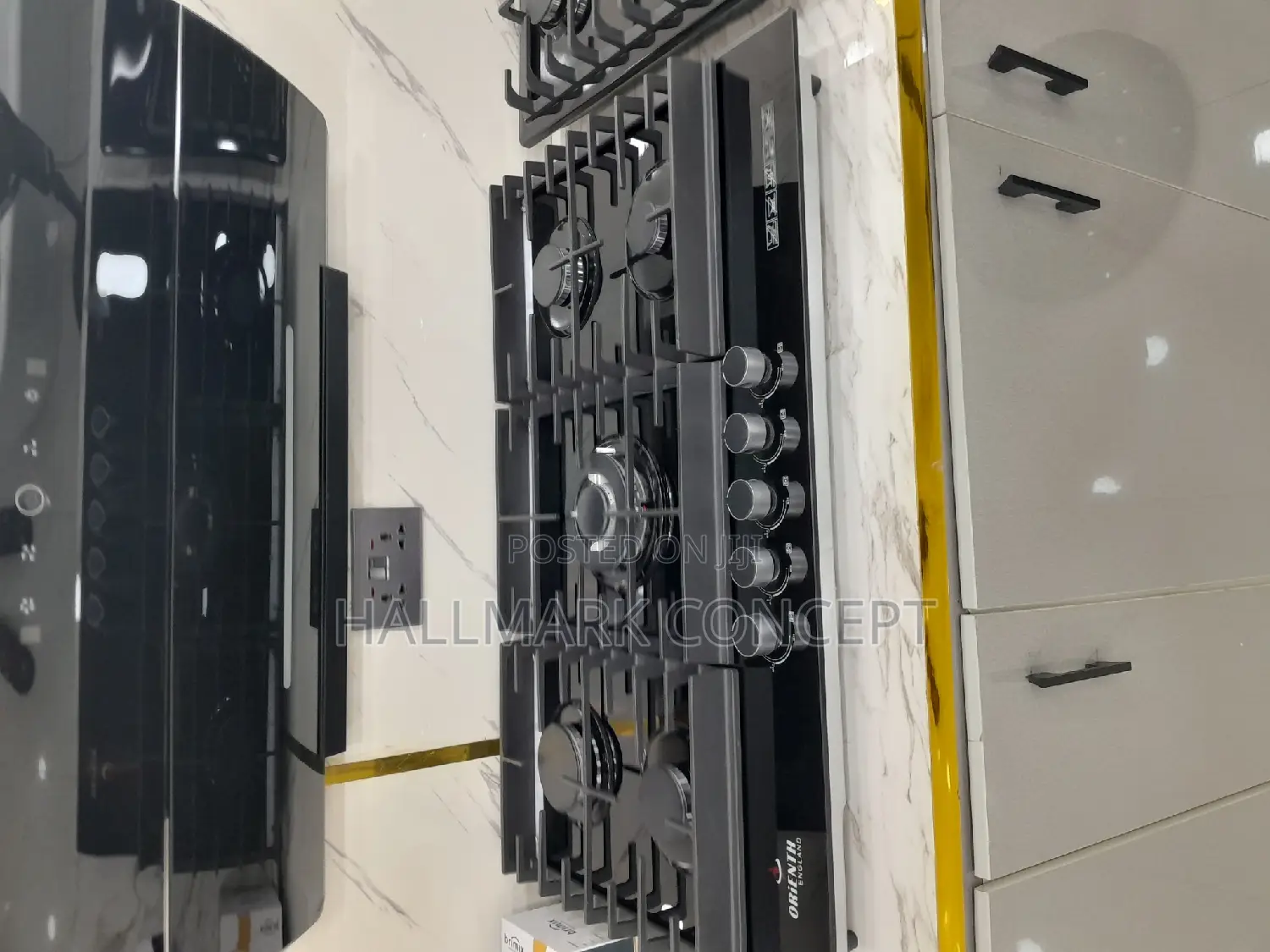 5 Burners Inbuilt Gas Cooker Top