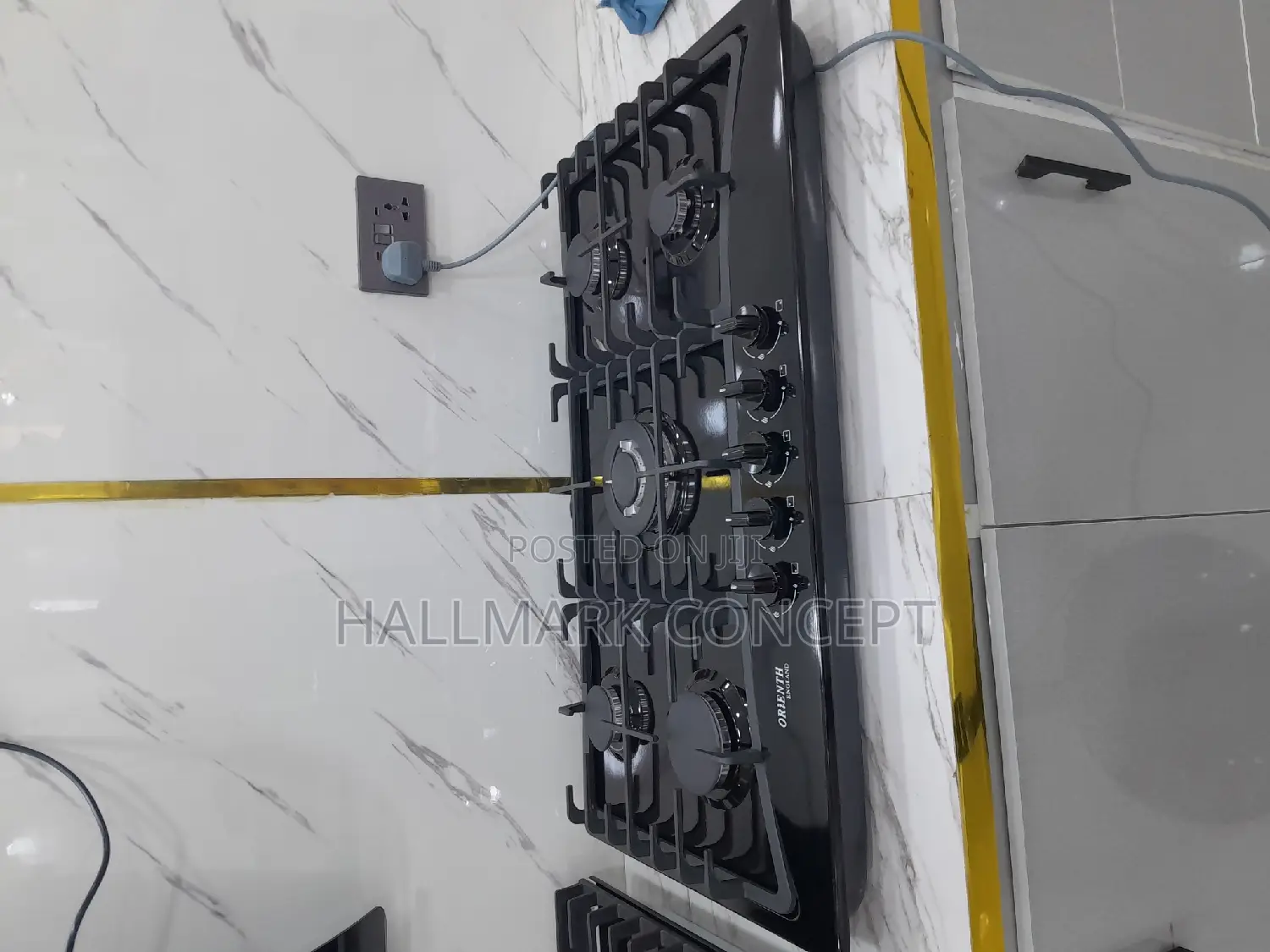 5 Burners Inbuilt Gas Cooker Top