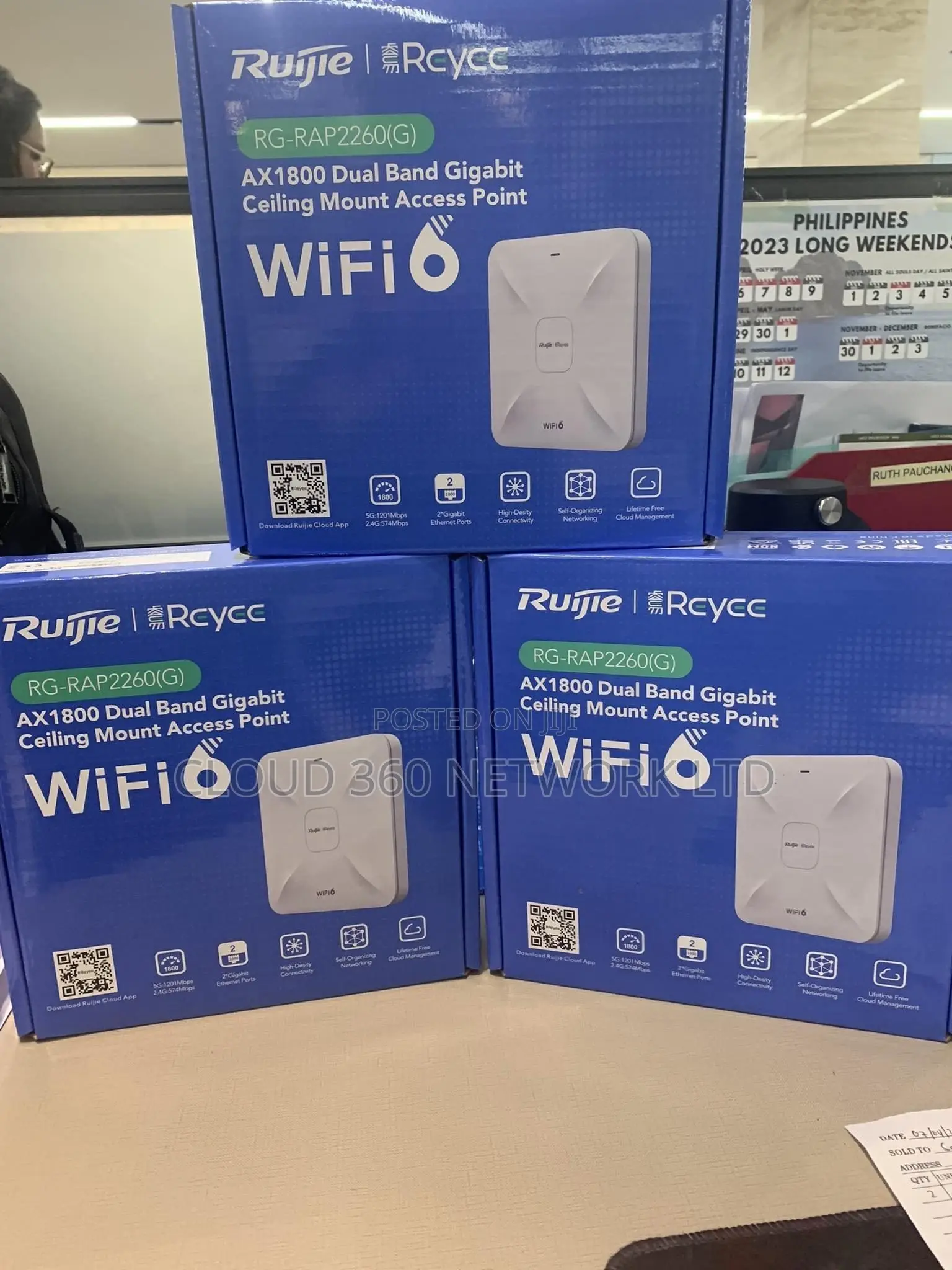 Ruijie RAP 2260 G Wifi 6 Ceiling Mount