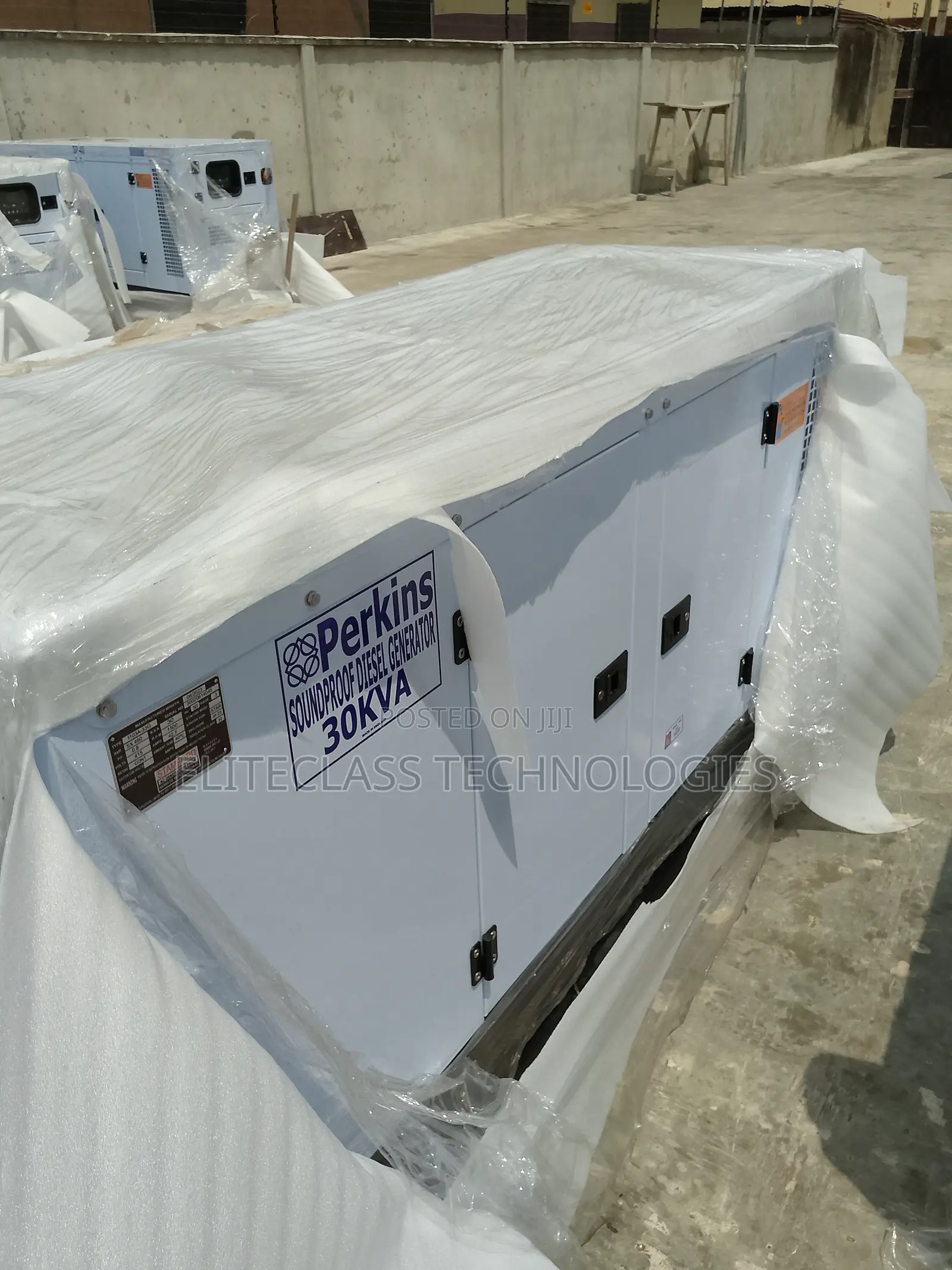 Standard 30KVA Perkins Diesel Generator.