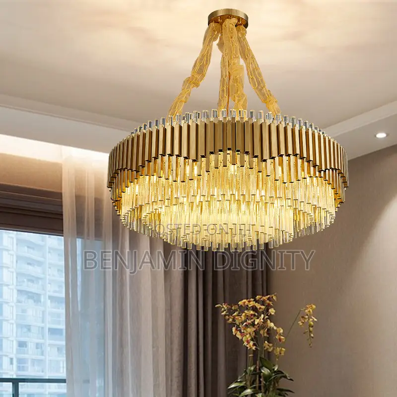 Crystalline Chandelier Lighting