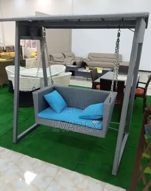 Rattan 2 in 1 Swing Chair for Outdoor Garden.