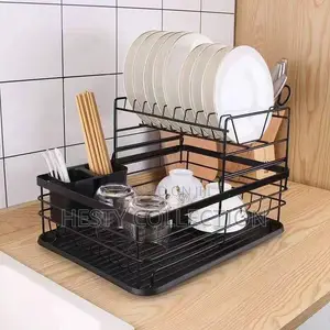 Luxury Dish Drainer Plate Rack Organizer