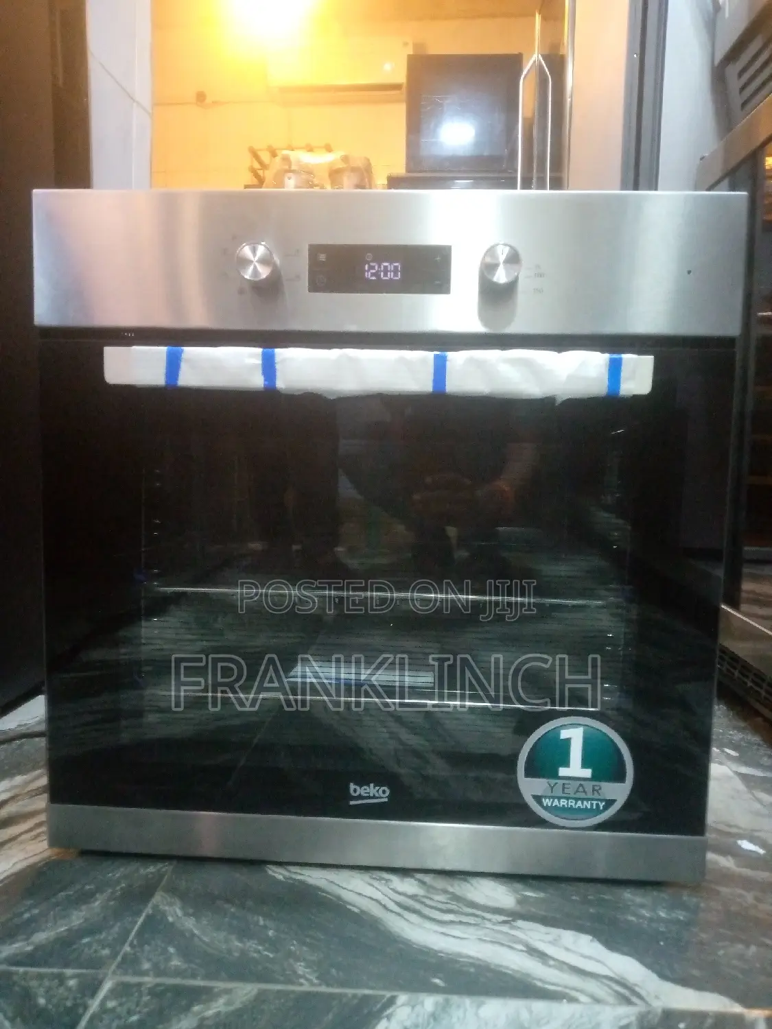 Beko 60cm Built-in Digital Electric Oven With Digital Timer.