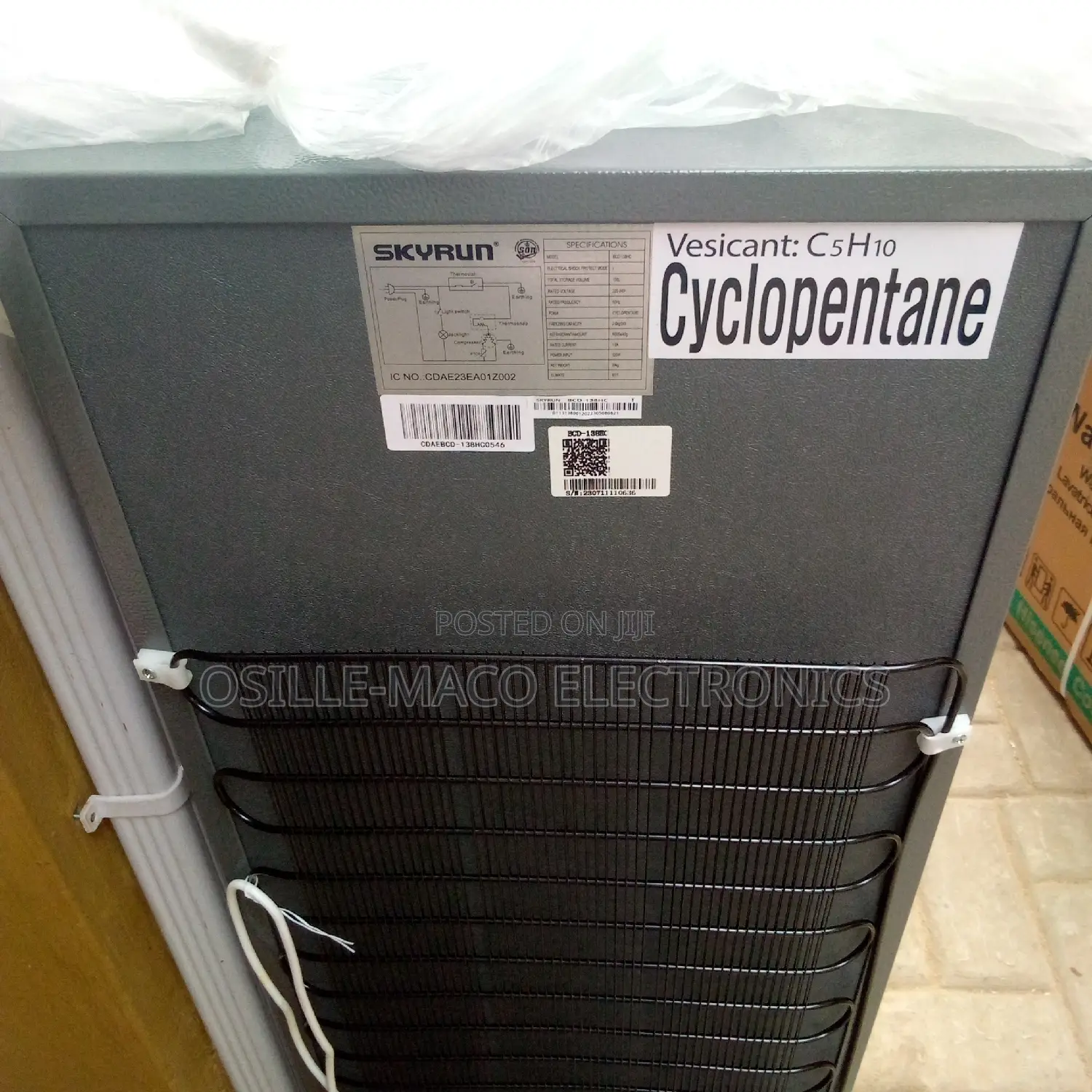 Skyrun Refrigerator BD 138