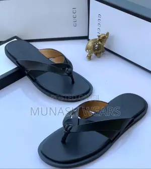 Men Quality Leather Slipers