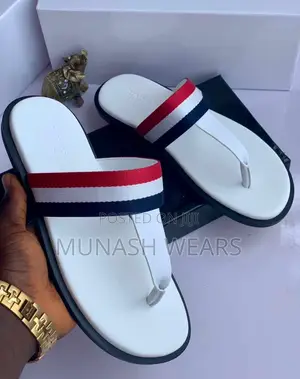 Men Quality Leather Slipers