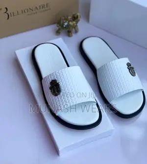 Men Quality Leather Slipers