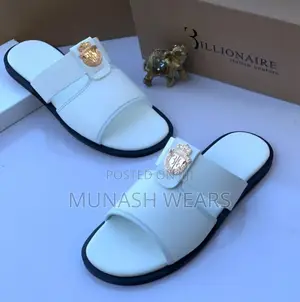 Men Quality Leather Slipers