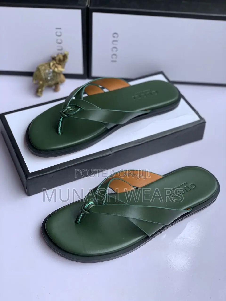 Men Quality Leather Slipers