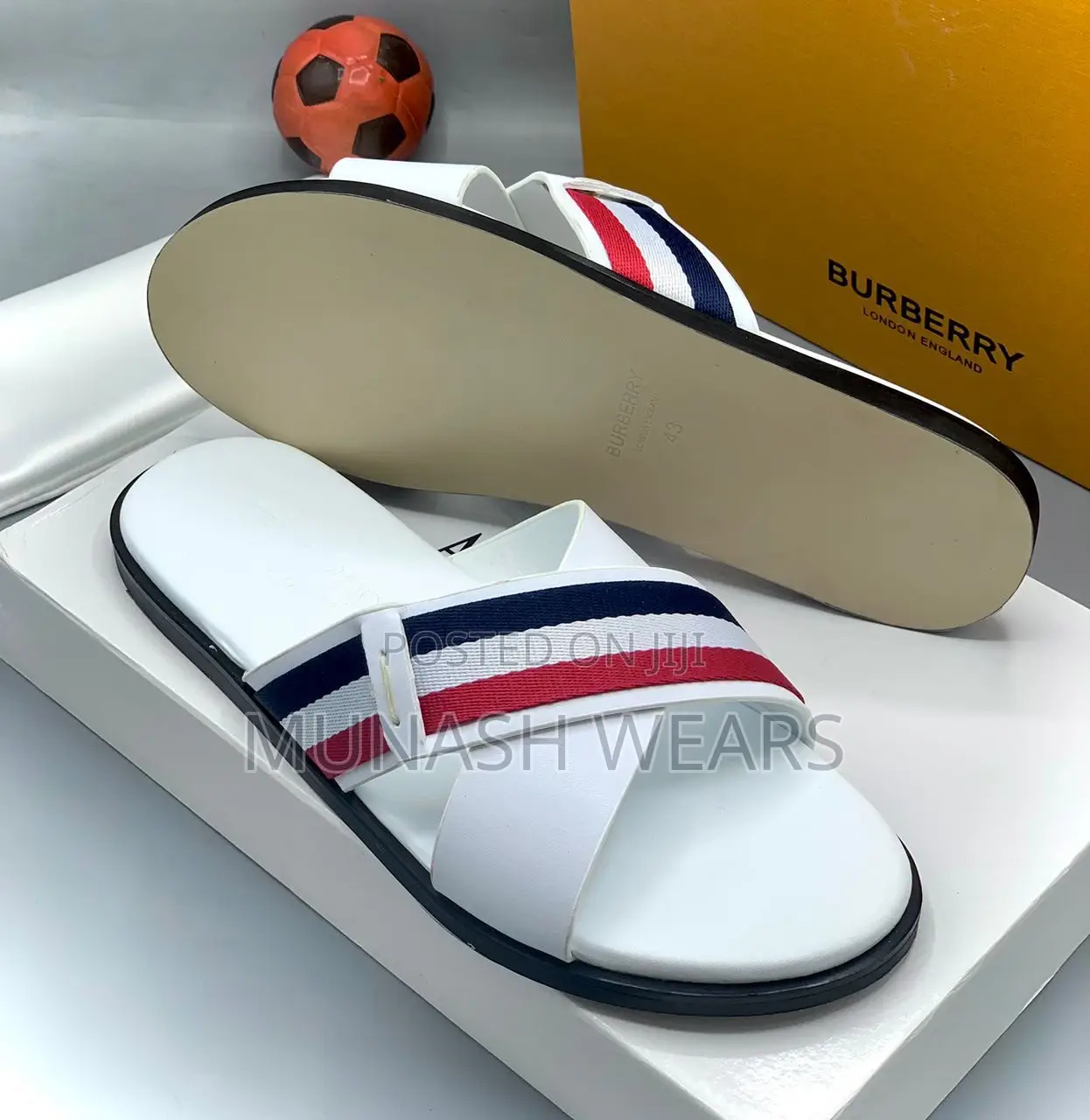 Men Quality Leather Slipers