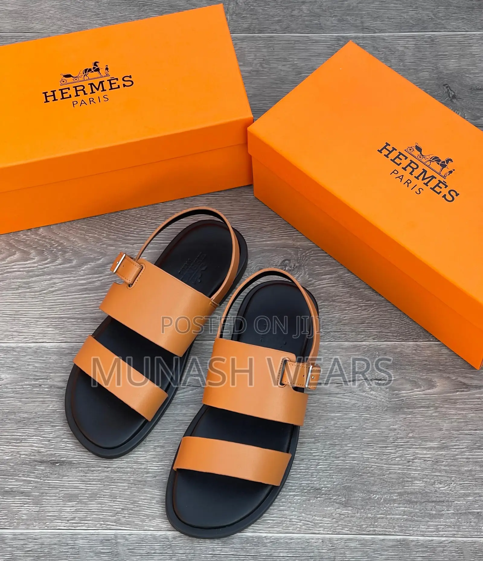 Hermes Leather Sandal
