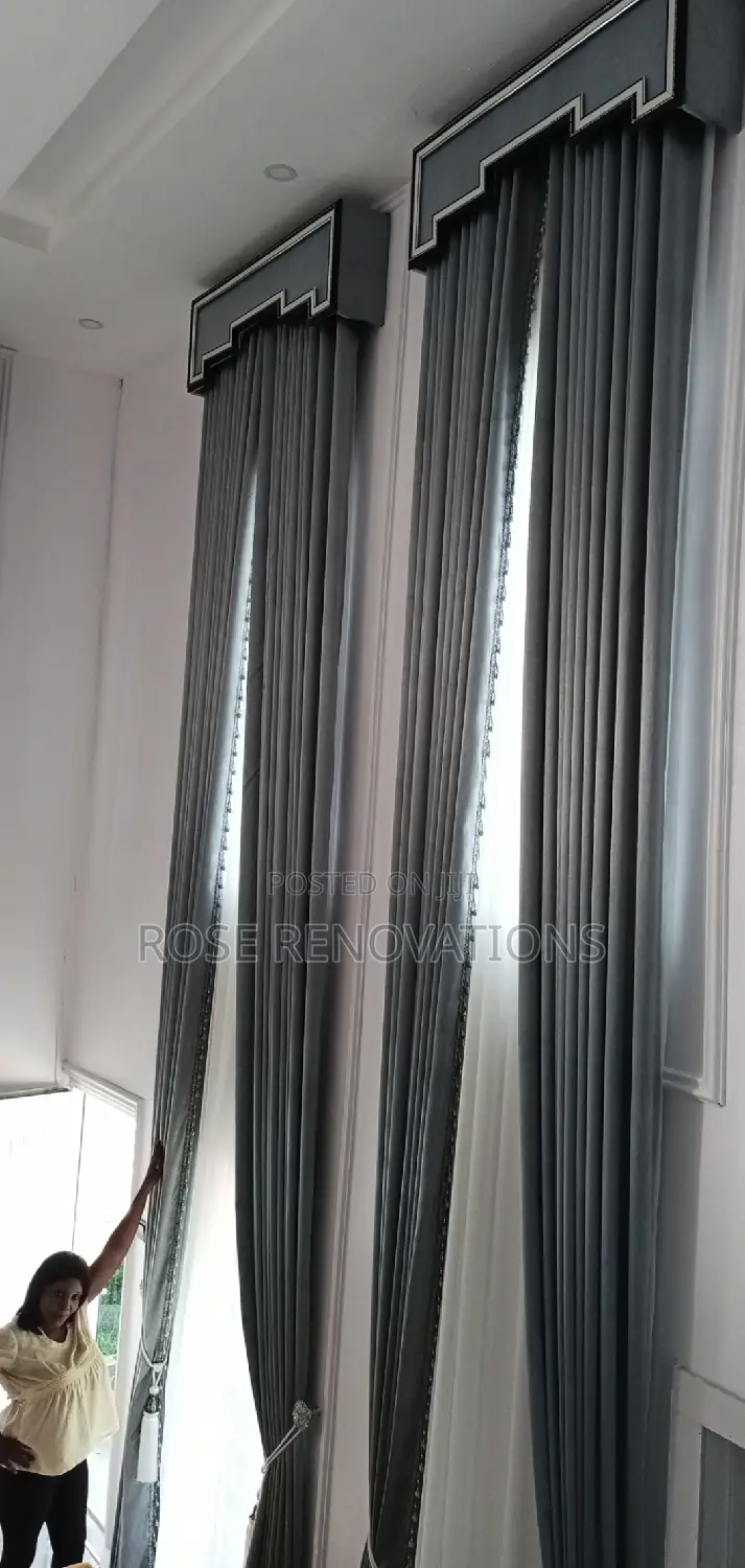 Board Curtains Silver Grey Turkish