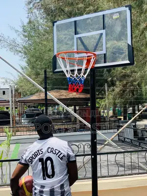 Moveable and Adjustable Basketball Stand