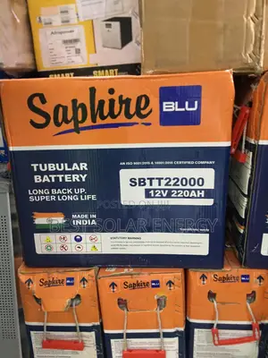 Saphire Tubular Battery 220a/12v