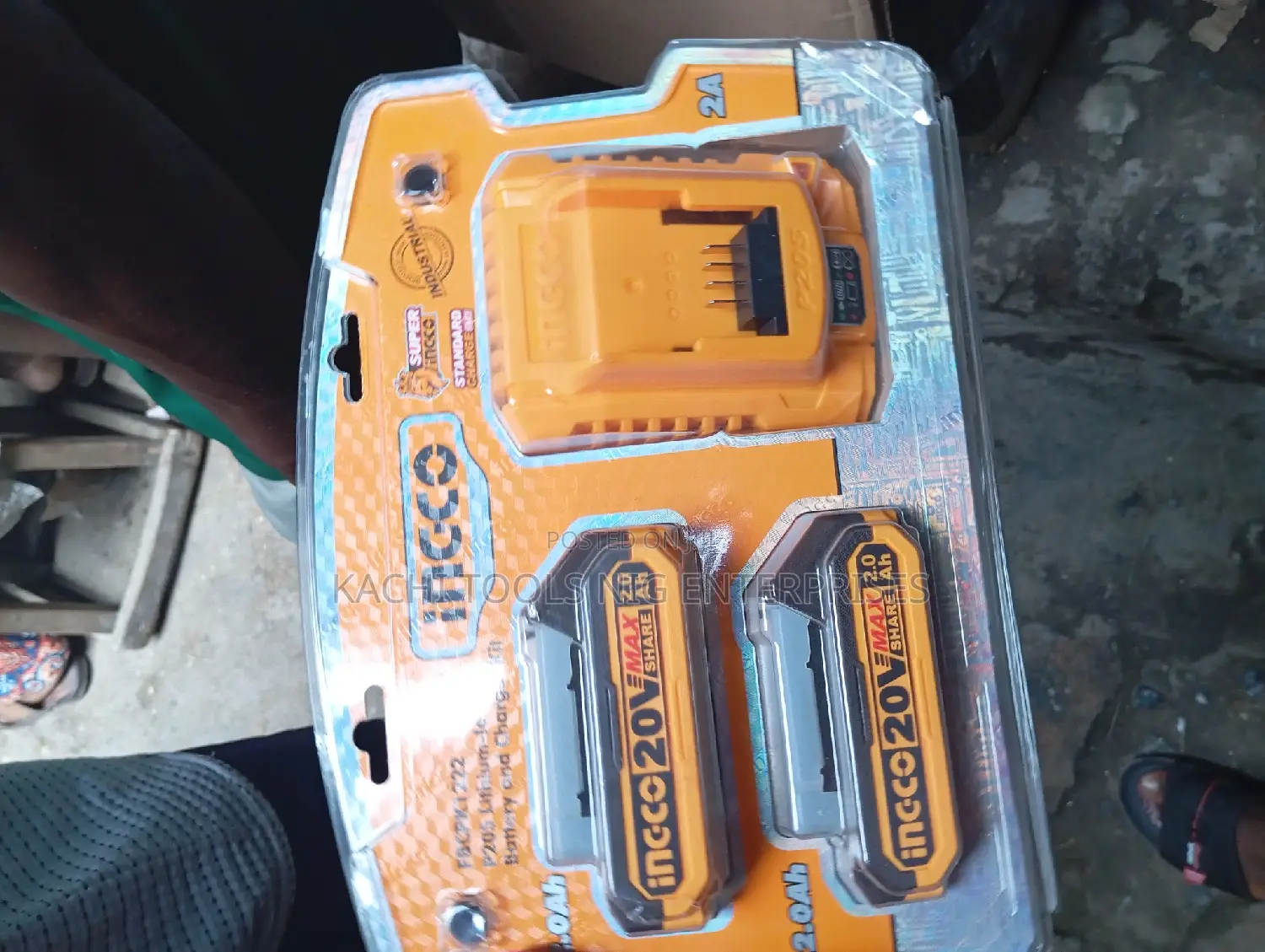 20v 3in1 Ingco Battery Charger