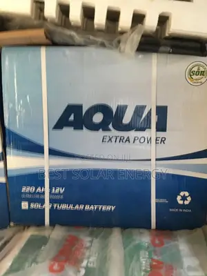 AQUA Extra Power Tubular Battery 220a/12v