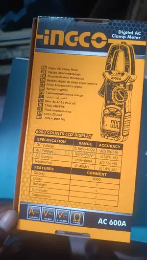 INGCO Digital AC Clamp Meter-600a