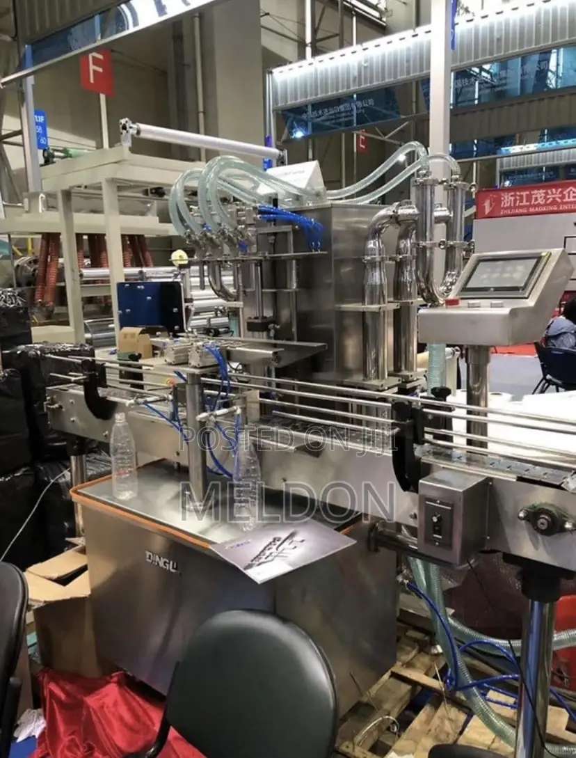 Automatic Bottle Filling Machine With 4 Nozzle