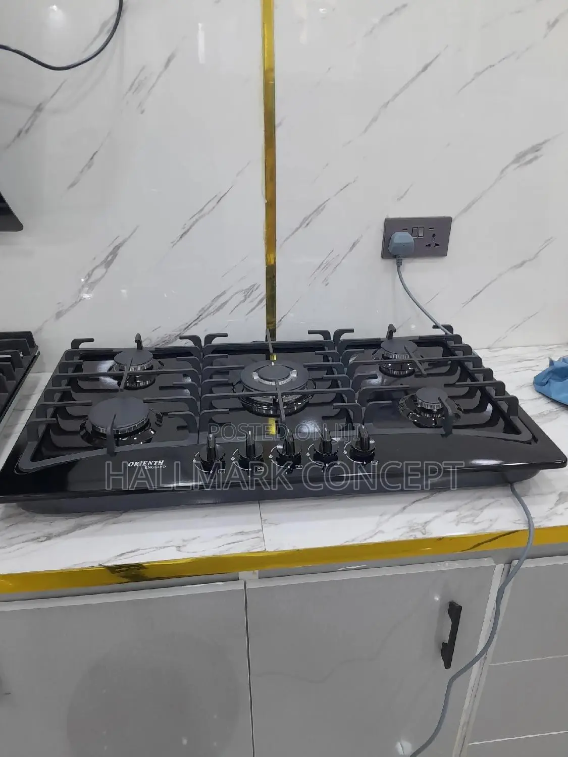 5 Burners Inbuilt Gas Cooker Top