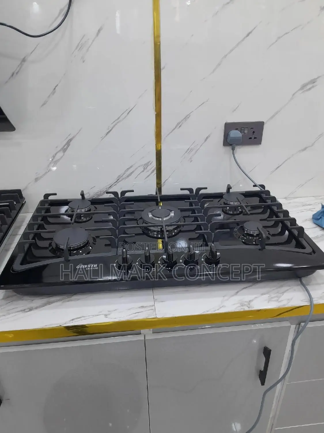 5 Burners Inbuilt Gas Cooker Top