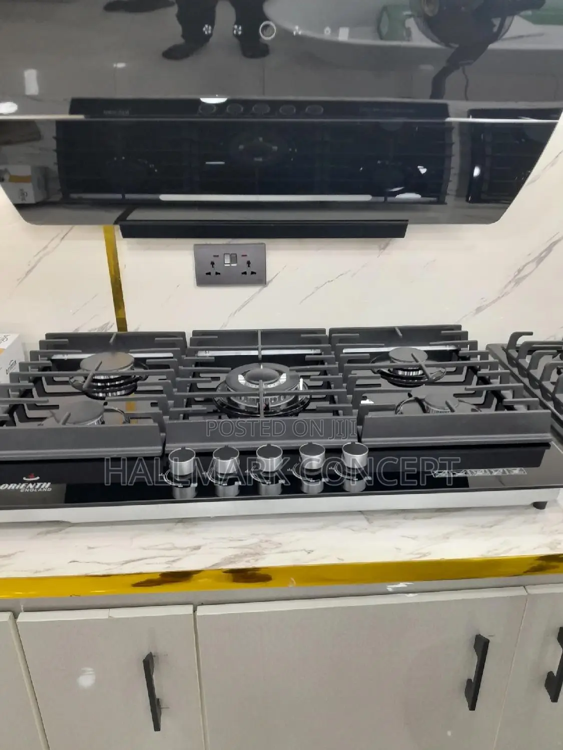 5 Burners Inbuilt Gas Cooker Top