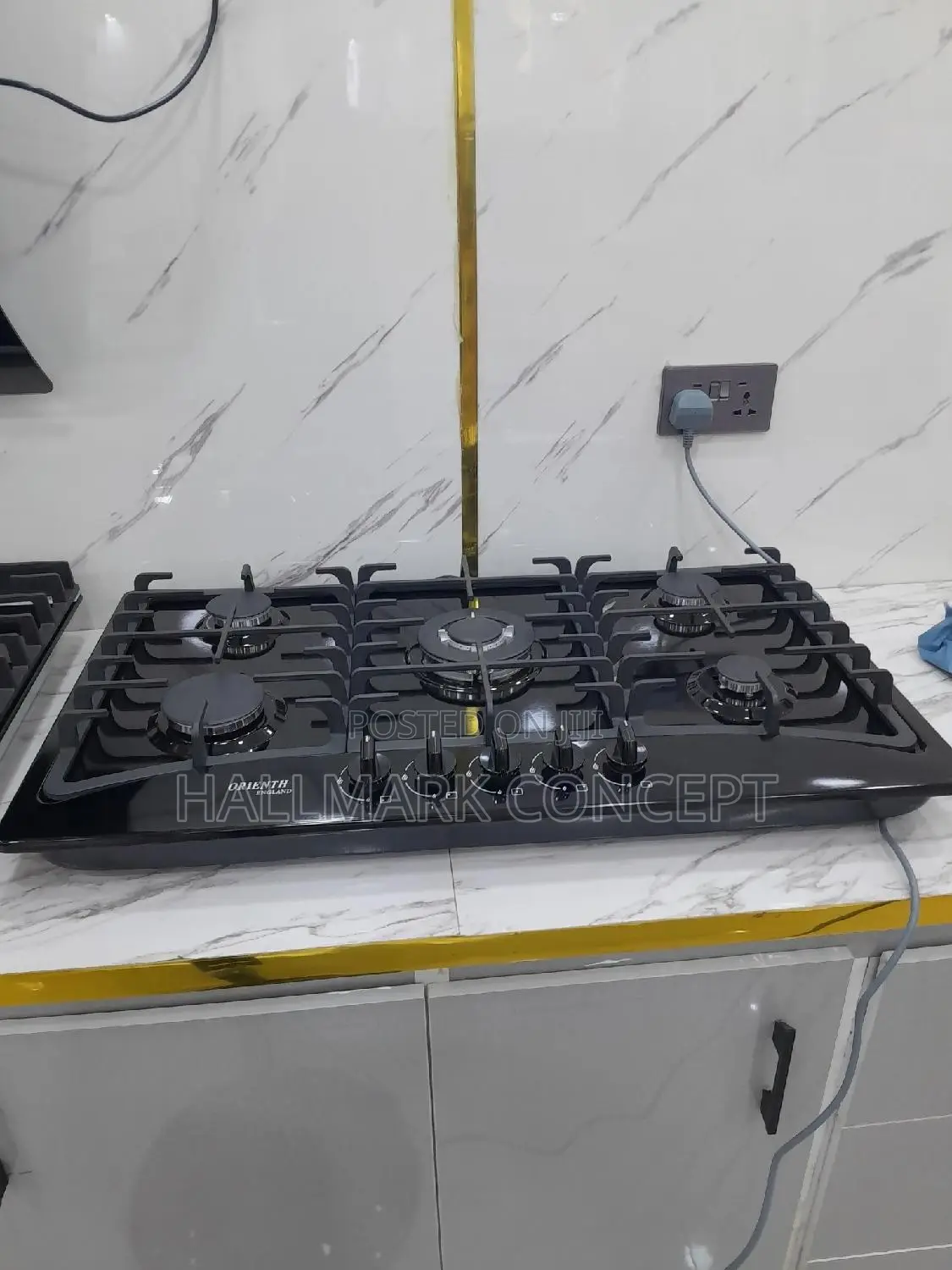5 Burners Inbuilt Gas Cooker Top