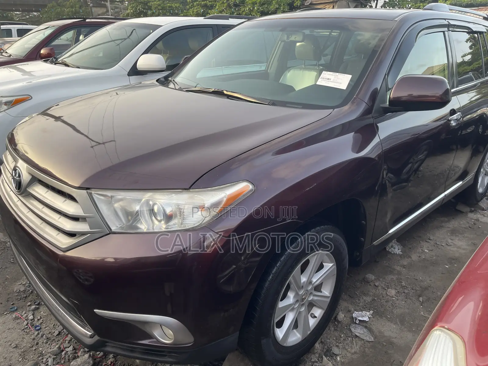Toyota Highlander 2013 Red