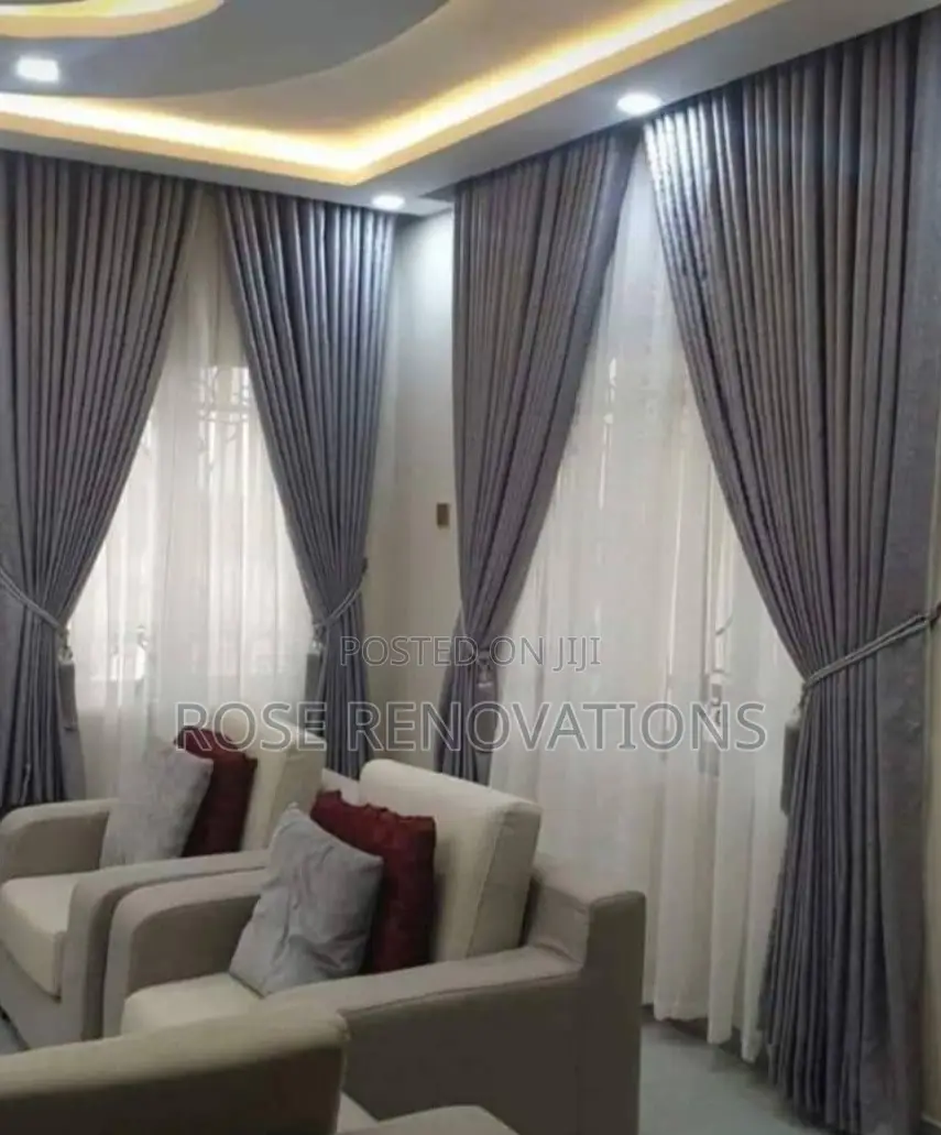 Silver Grey Turkish Curtains 4500 Per Yards